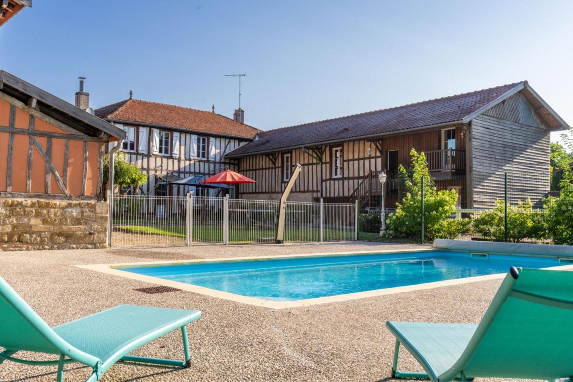 Gite les oiseaux_A Louvemont avec piscine chauffée Villa Esterno foto