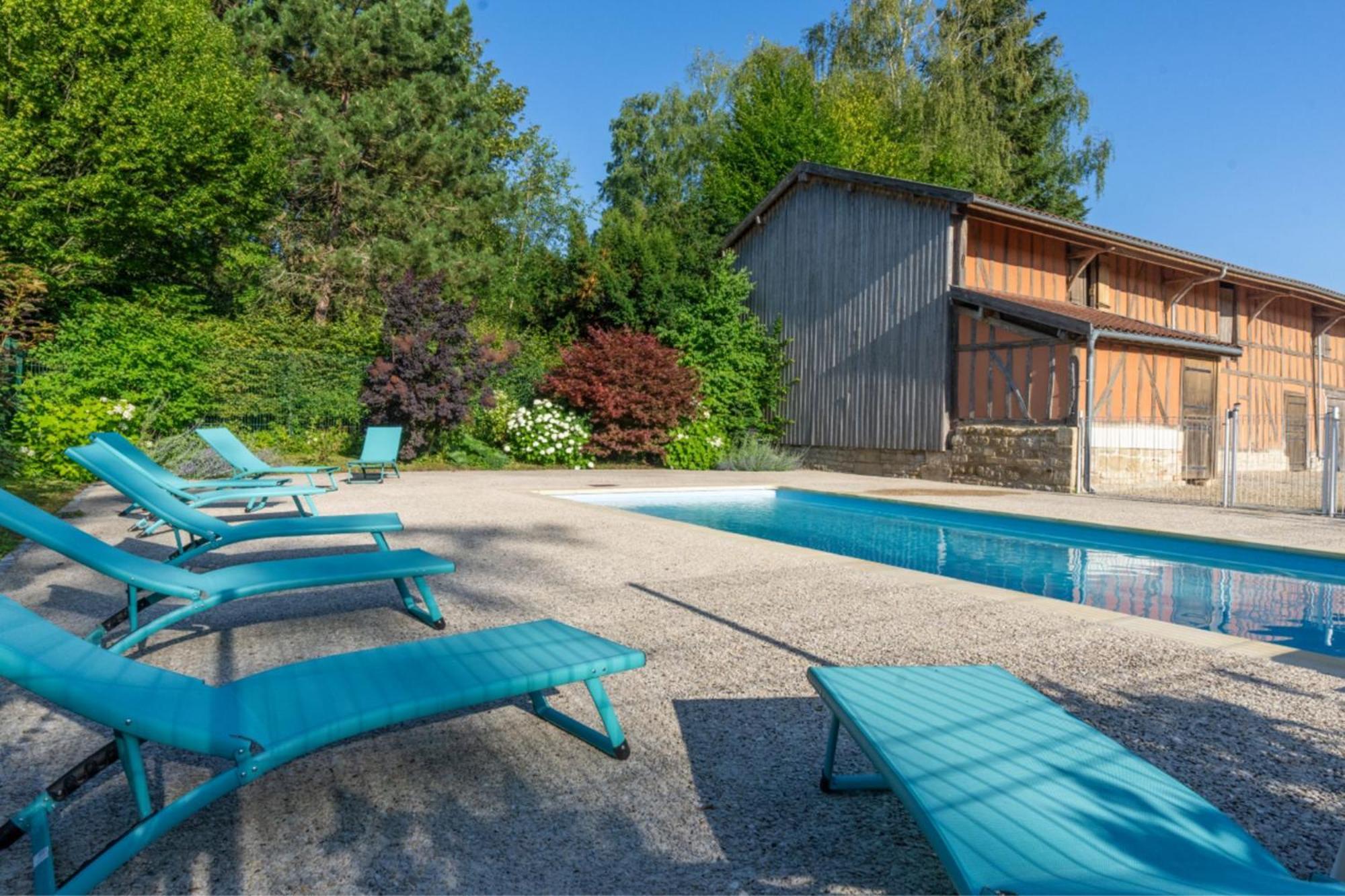 Gite les oiseaux_A Louvemont avec piscine chauffée Villa Esterno foto